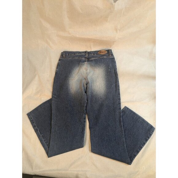 Bongo‎ Blue Distressed Bootcut Women’s Jeans Let Me B  Size 9 - Picture 7 of 15